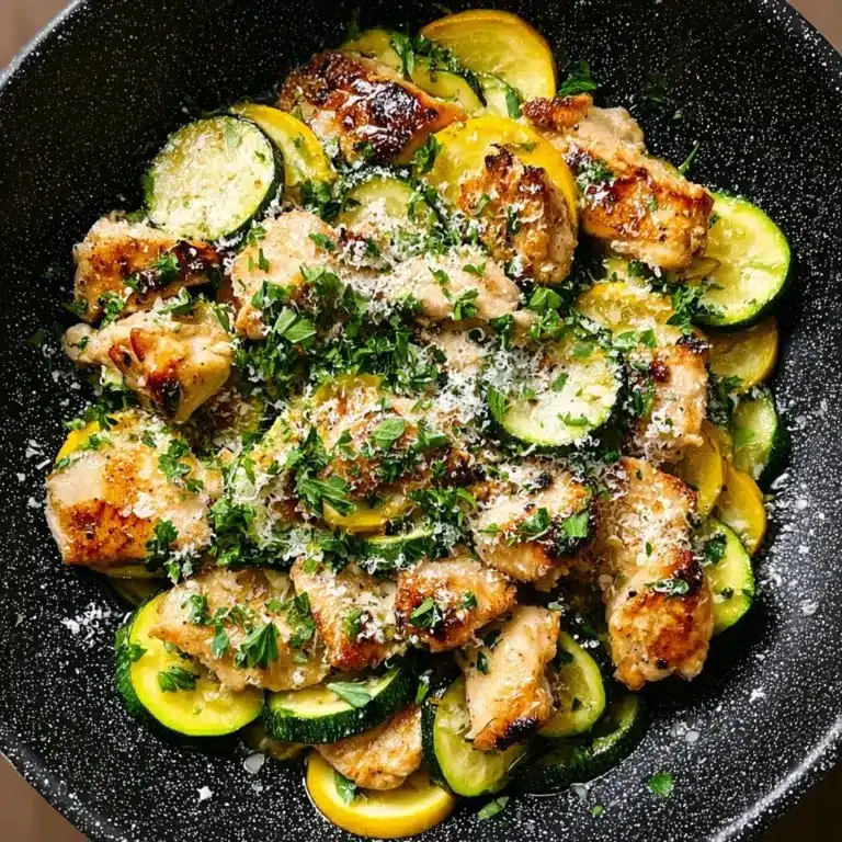 Healthy Chicken Breast with Zucchini and Squash Recipe