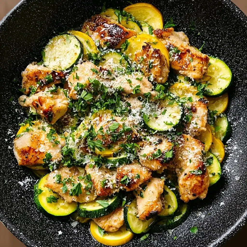 Healthy Chicken Breast with Zucchini and Squash Recipe - Recipe Image