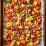 Hawaiian Chicken Sheet Pan Meal (Whole30, Paleo, Low Carb) Recipe