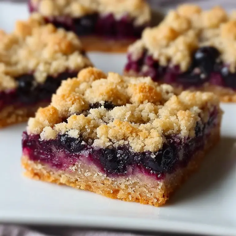 Homemade Blueberry Zucchini Bars Recipe
