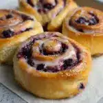 Fresh Huckleberry Cinnamon Rolls Recipe