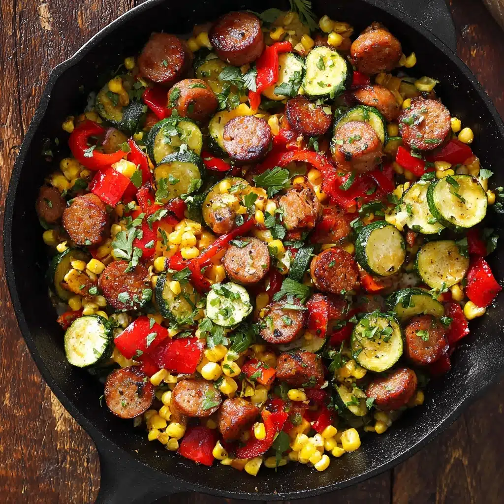 Sausage and Veggies Skillet - 30 Minute, One-Pan Meal Recipe - Recipe Image