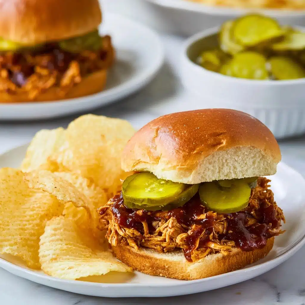 Slow Cooker Hot Honey Chicken Sandwiches Recipe - Recipe Image