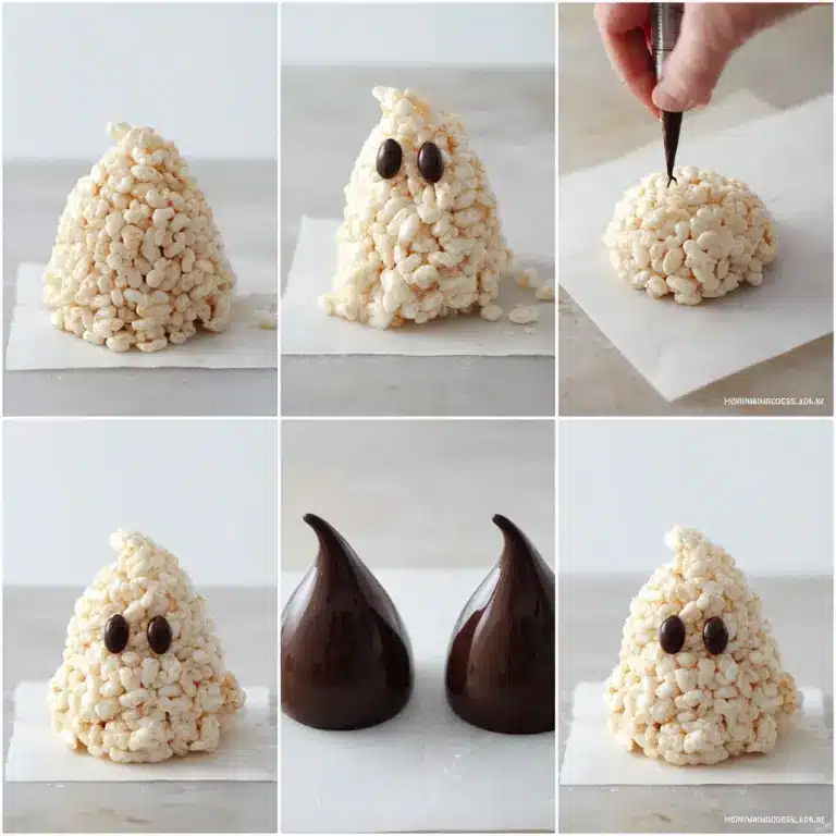 Rice Krispie Treat Ghosts Recipe