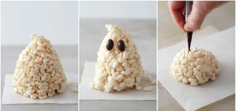 Rice Krispie Treat Ghosts Recipe
