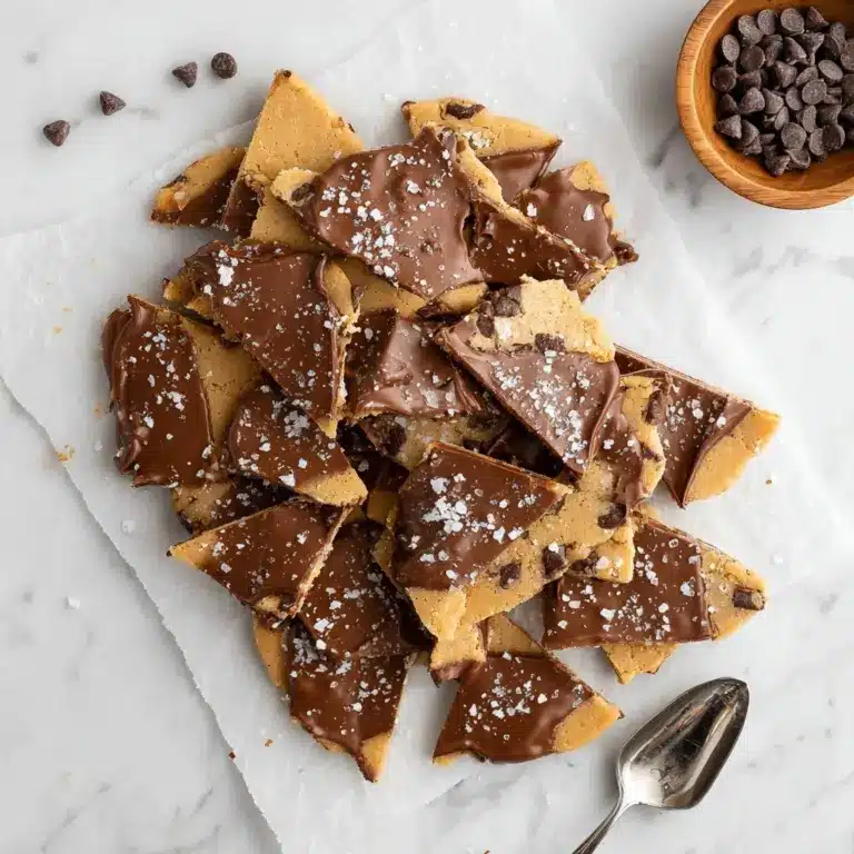 Healthy Cookie Dough Bark Recipe