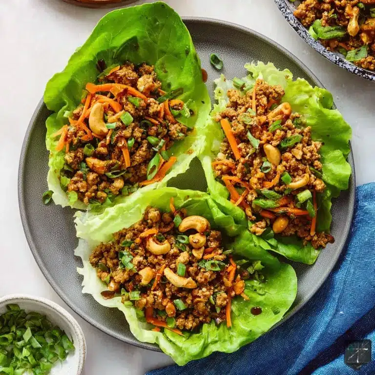 Thai Chicken Lettuce Wraps Recipe