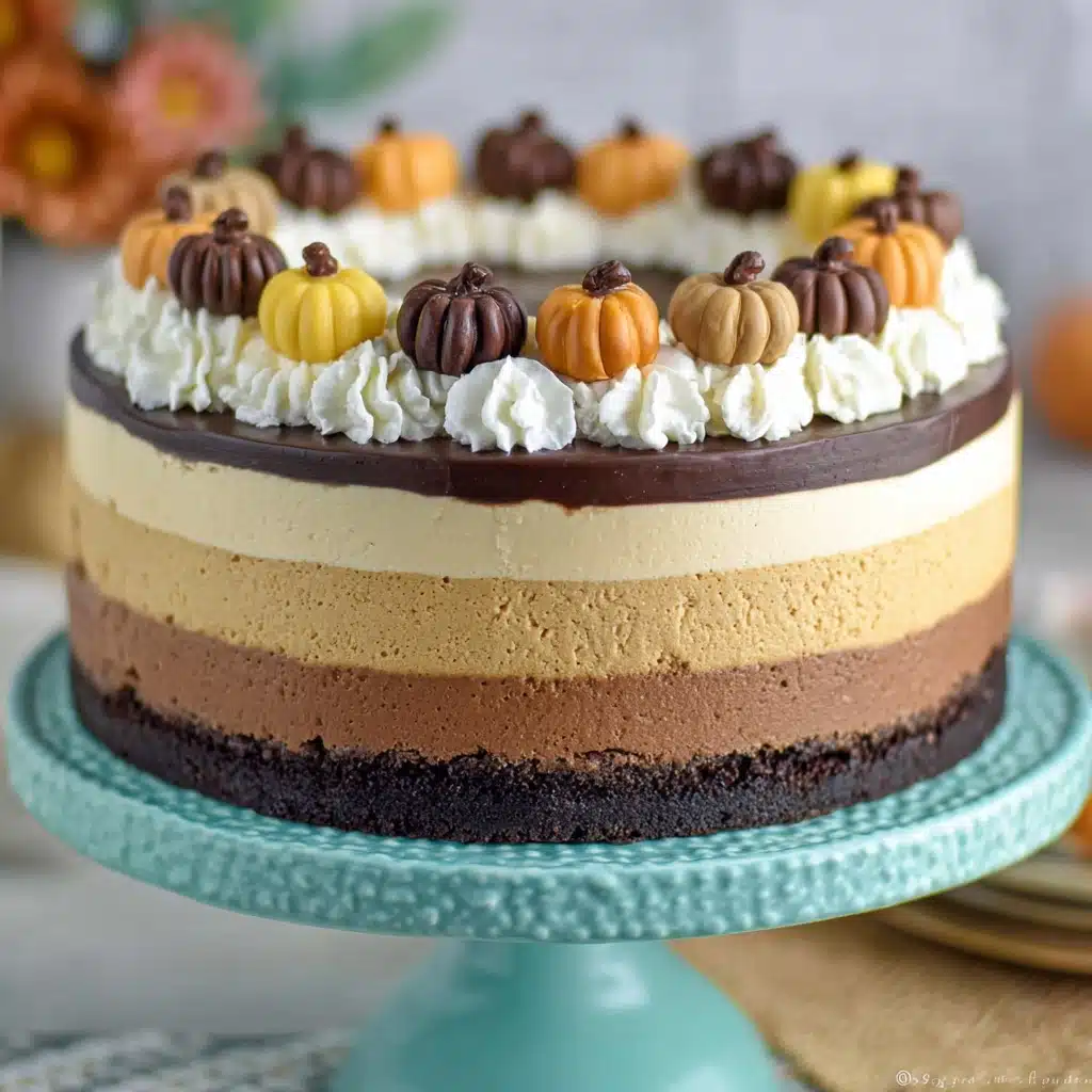 Pumpkin Chocolate Mousse Cake Recipe - Recipe Image