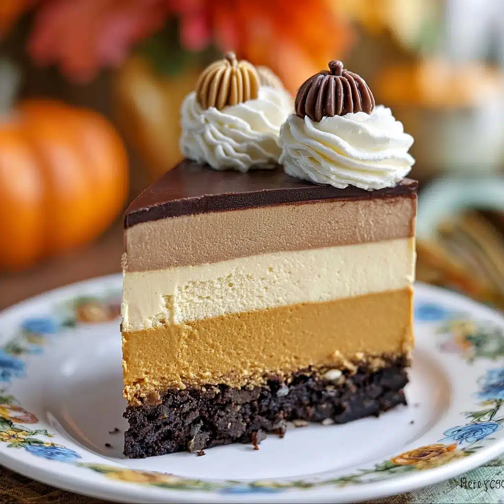 Pumpkin Chocolate Mousse Cake Recipe - Recipe Image