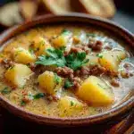 Creamy Chorizo Potato Soup Recipe