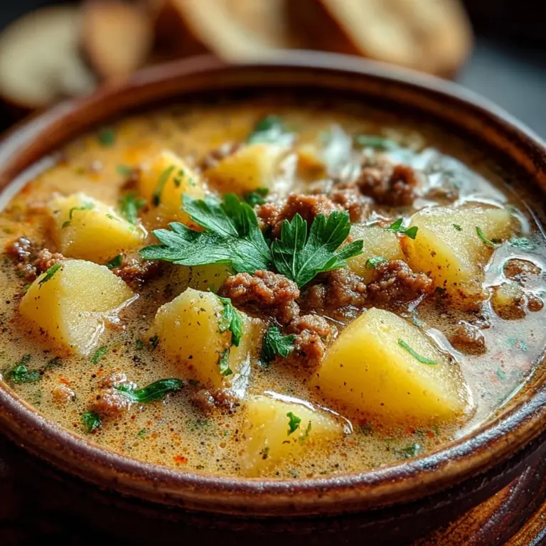 Creamy Chorizo Potato Soup Recipe