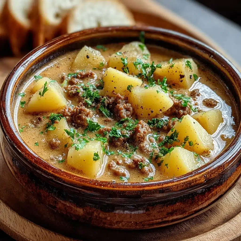 Creamy Chorizo Potato Soup Recipe - Recipe Image
