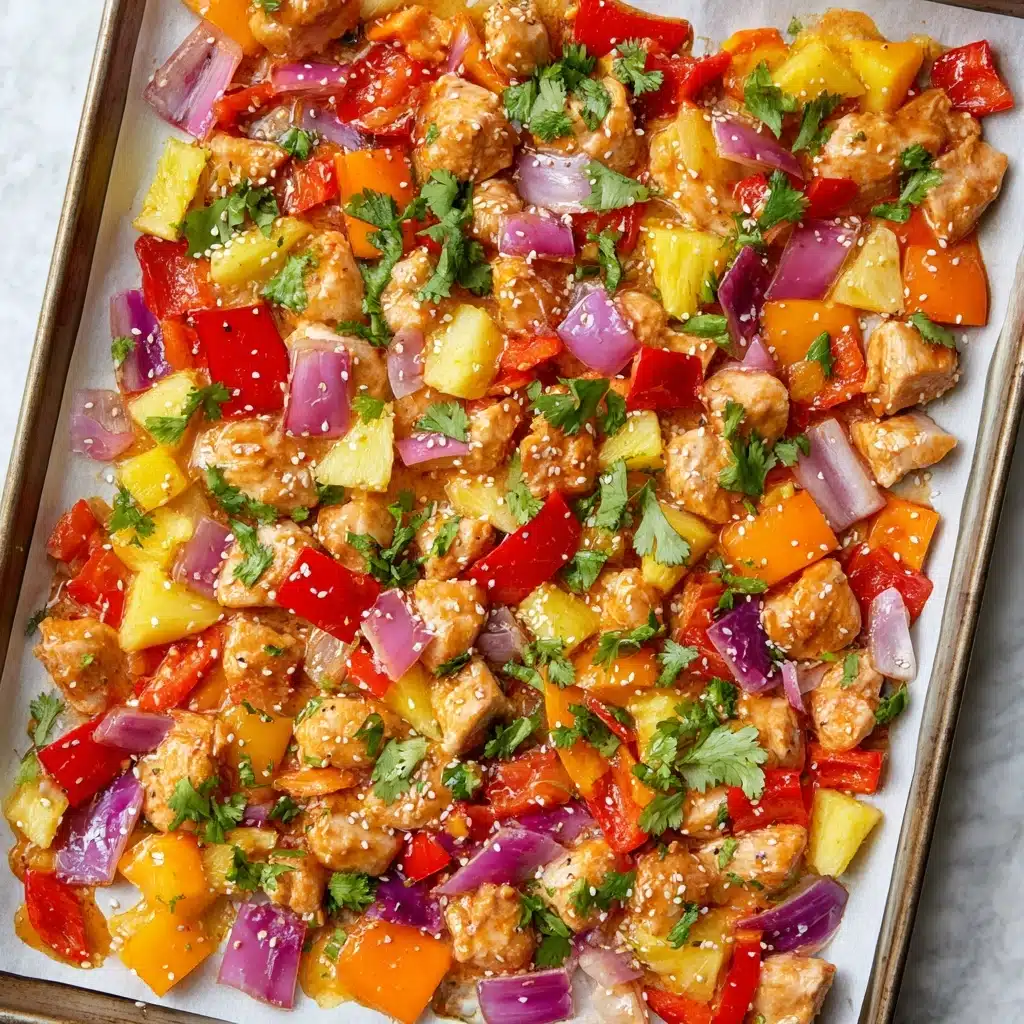 Hawaiian Chicken Sheet Pan Meal (Whole30, Paleo, Low Carb) Recipe - Recipe Image