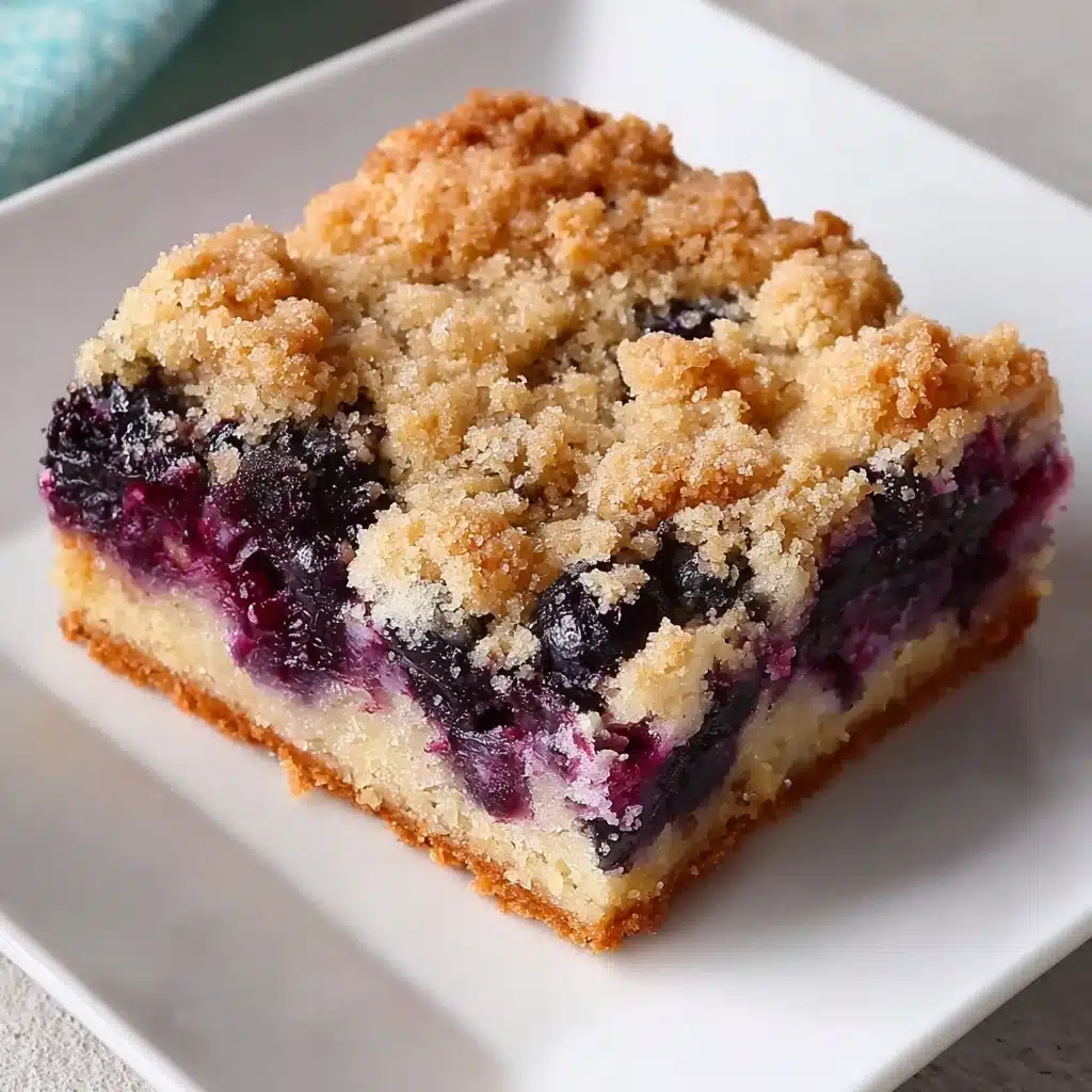 Homemade Blueberry Zucchini Bars Recipe - Recipe Image
