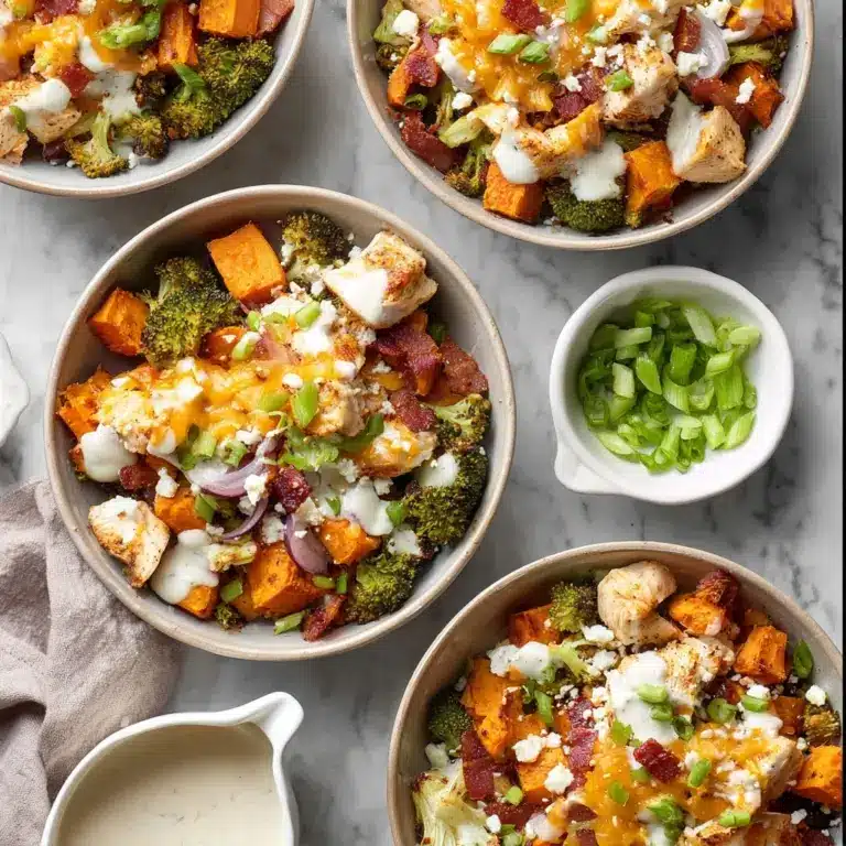 Buffalo Chicken Sweet Potato Casserole Recipe