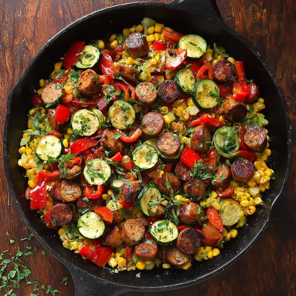Sausage and Veggies Skillet - 30 Minute, One-Pan Meal Recipe - Recipe Image