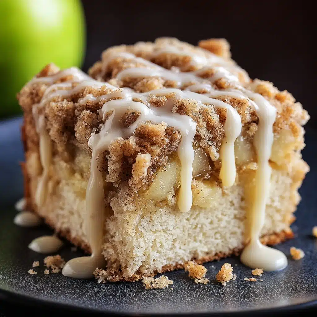 Apple Crumb Cake with Cinnamon Apple Drizzle Recipe - Recipe Image