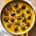 Jerk Meatballs In Coconut Curry Sauce Recipe