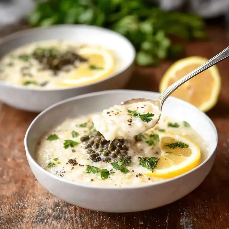 Creamy Lemon Chicken Orzo Soup Recipe