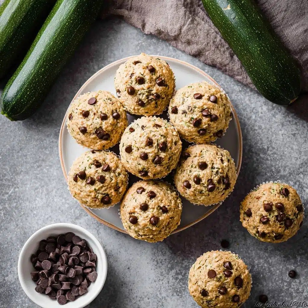 Chocolate Chip Zucchini Muffins Recipe - Recipe Image