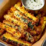 armesan Zucchini Fries - homefoodkitchen Recipe