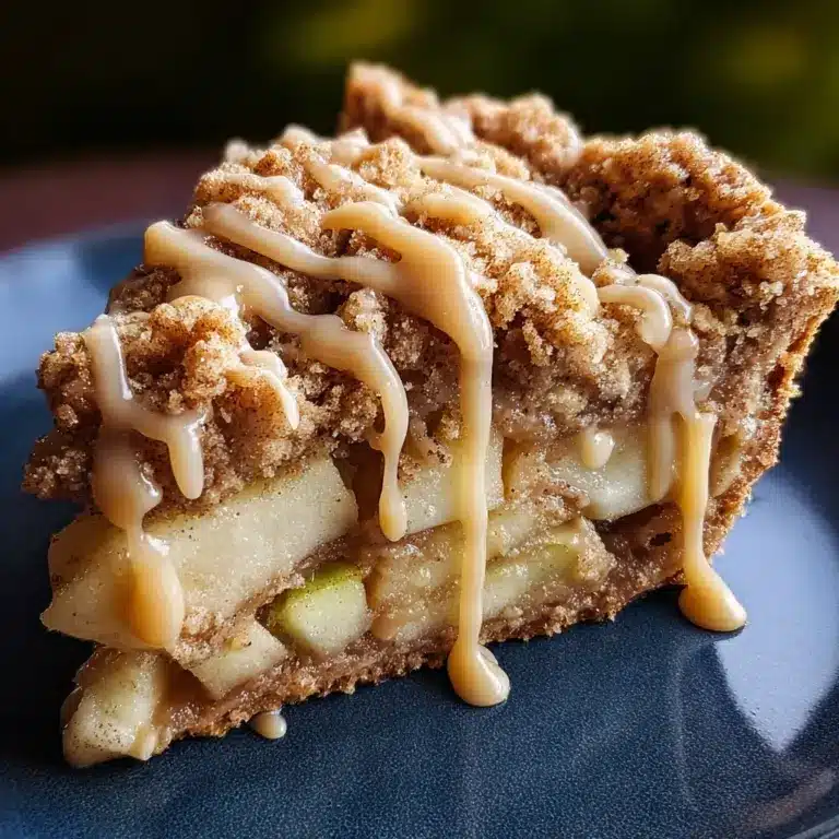 Apple Crumb Cake with Cinnamon Apple Drizzle Recipe
