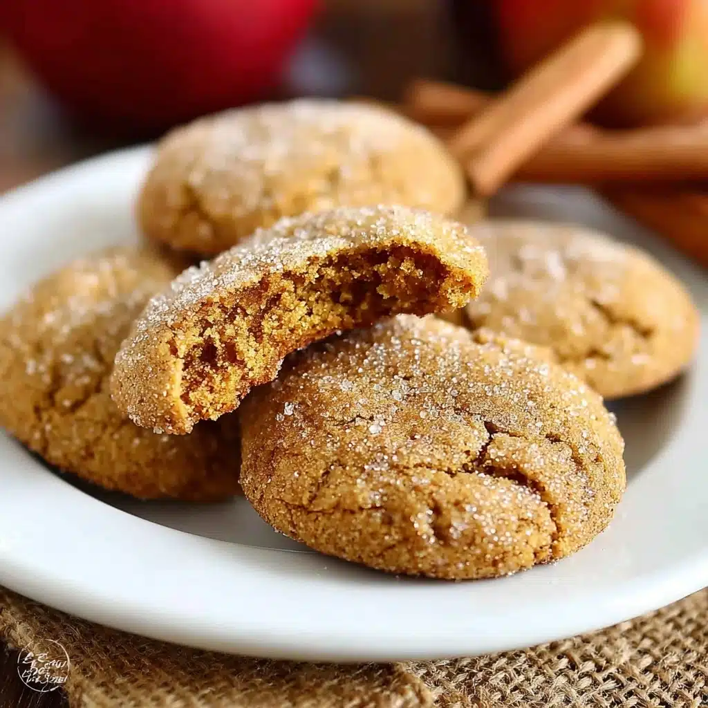 Soft Batch Apple Cider Gingersnap Cookies Recipe - Recipe Image
