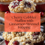 Cherry Cobbler Muffins Recipe