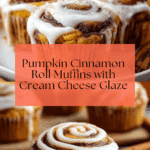 Pumpkin Cinnamon Roll Muffins Recipe