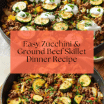 Zucchini and Ground Beef Skillet Recipe