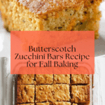 Butterscotch Zucchini Bars Recipe