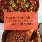 Short Rib and Chorizo Chili Recipe