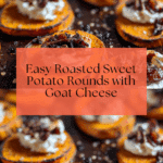 Sweet Potato Rounds with Goat Cheese Recipe