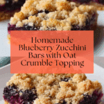 Homemade Blueberry Zucchini Bars Recipe