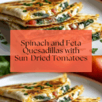 Spinach and Feta Quesadillas Recipe
