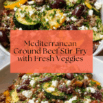 Mediterranean Ground Beef Stir-Fry Recipe
