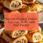 Savory French Onion Sausage Rolls Recipe