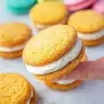 Pastel Sugar Cookie Sandwiches Recipe