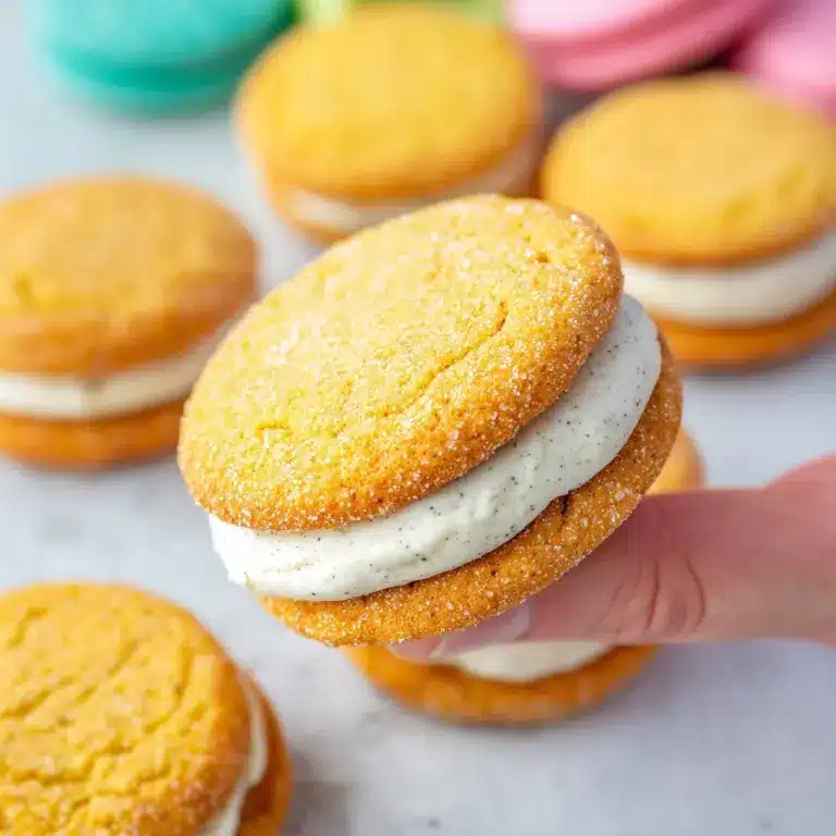 Pastel Sugar Cookie Sandwiches Recipe