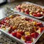 Cheesecake Fruit Salad In Tin Foil Tray Recipe