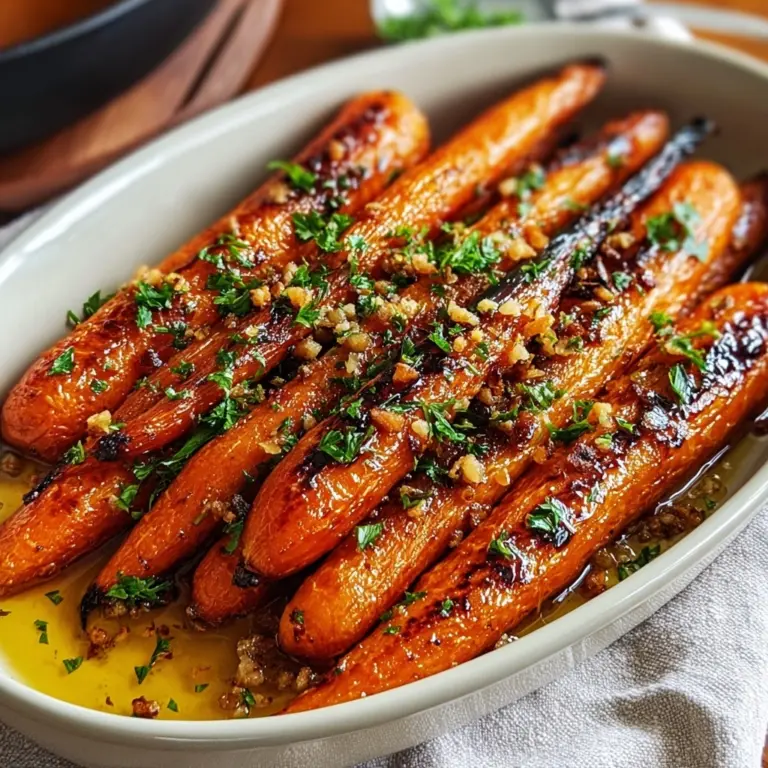Maple Dijon Roasted Carrots Recipe