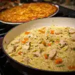 Creamy Chicken Pot Pie Orzo Recipe