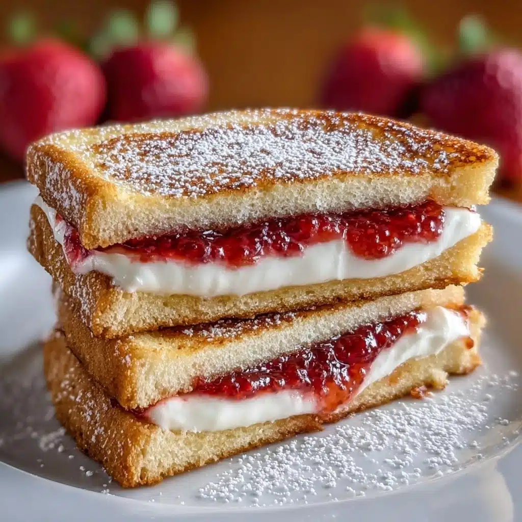 Fried Strawberry Cheesecake Sandwiches Recipe - Recipe Image
