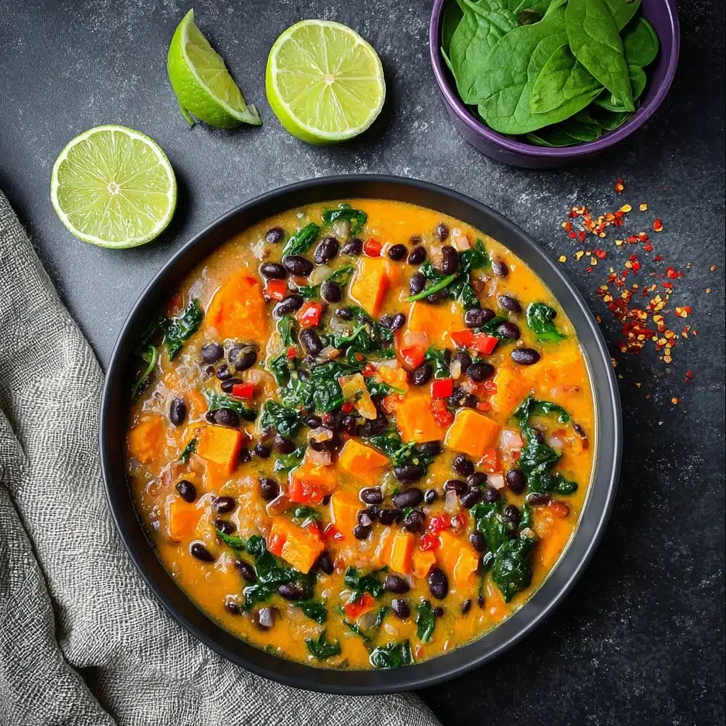 Black Bean and Sweet Potato Soup Recipe - Recipe Image
