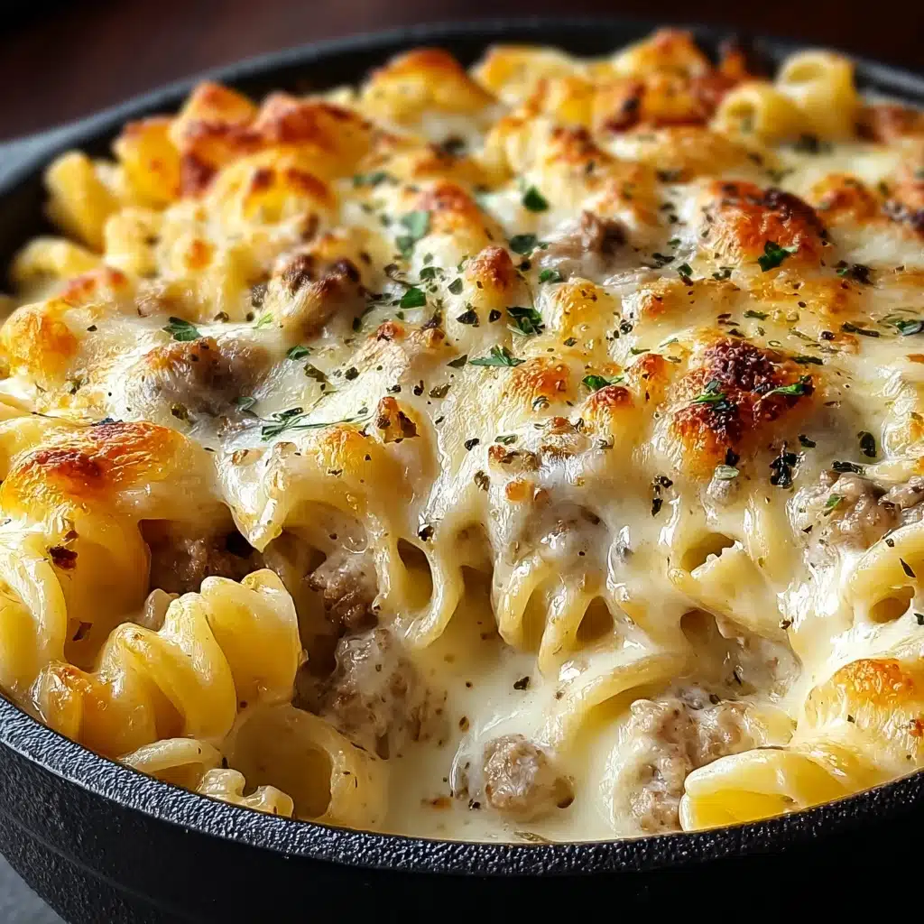 The Best Crockpot Garlic Parmesan Chicken Pasta Recipe - Recipe Image