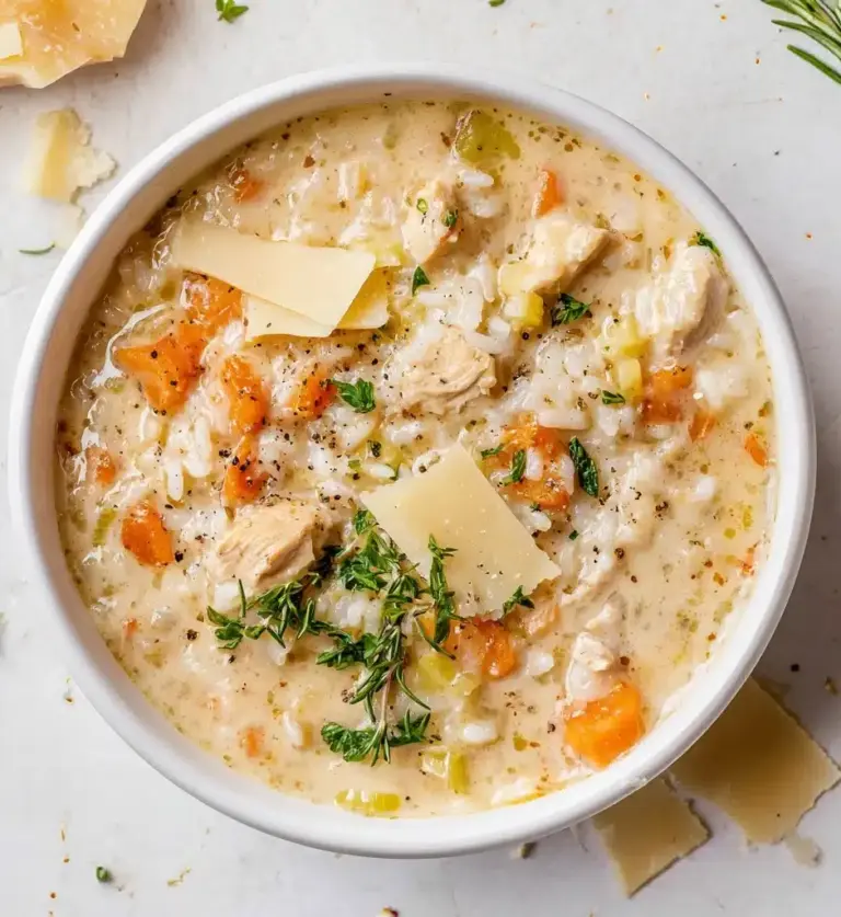 Creamy Chicken and Rice Soup Recipe