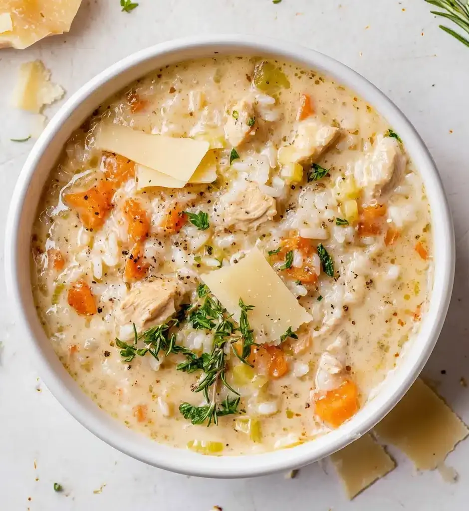Creamy Chicken and Rice Soup Recipe