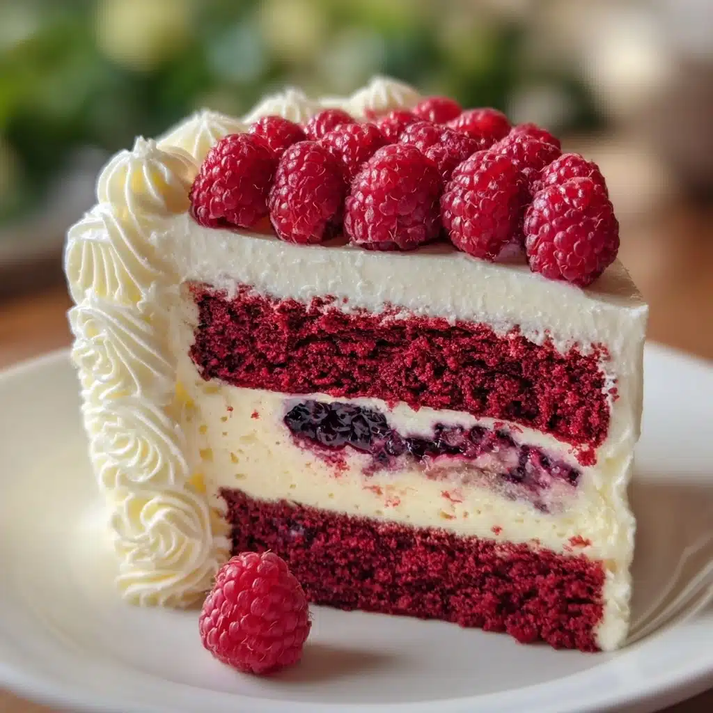 White Chocolate Raspberry Cake Recipe - Recipe Image