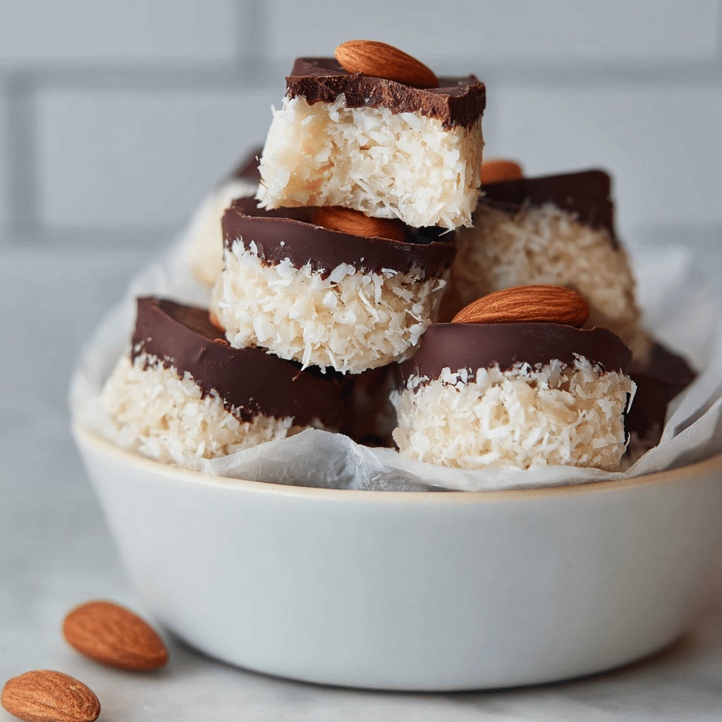 Healthy Almond Joys Recipe - Recipe Image