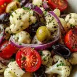 Mediterranean Marinated Cauliflower SaladIngredients Recipe